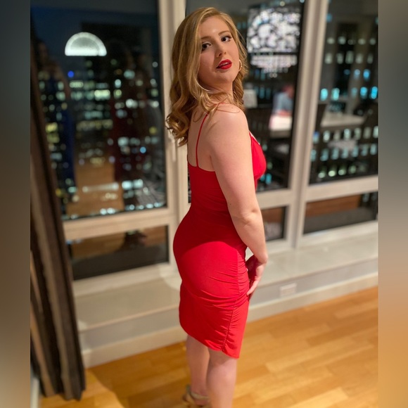 Red Mini Dress ❤️ - Picture 2 of 2